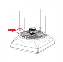 Крепеж для потолочного монтажа - VOLCANO 1678